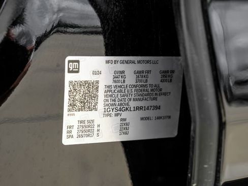 Used 2024 Cadillac Escalade Sport Platinum w/ LPO, ONYX Package AWD/4WD image 70
