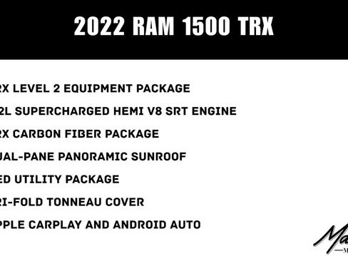Used 2022 RAM 1500 TRX w/ TRX Level 2 Equipment Group AWD/4WD image 2