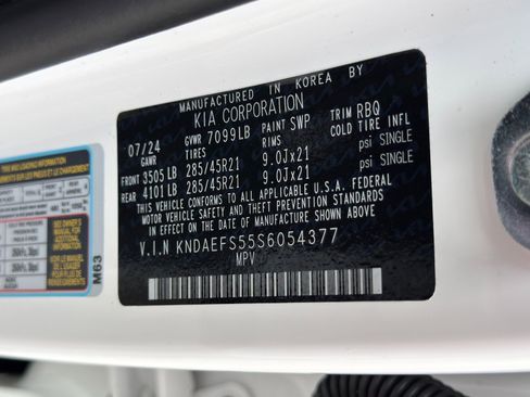 Used 2025 Kia EV9 GT-Line AWD/4WD image 52