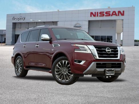 Used 2022 Nissan Armada Platinum w/ Captain's Chairs Package image 1
