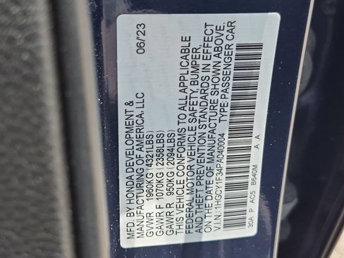 Used 2023 Honda Accord EX image 23
