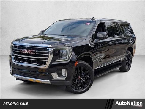 Used 2021 GMC Yukon XL SLT w/ SLT Premium Package image 1