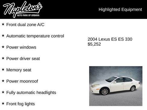 Used 2004 Lexus ES 330 330 image 2