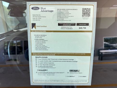 Used 2025 Ford Bronco Big Bend AWD/4WD image 4