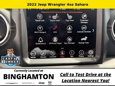 Used 2023 Jeep Wrangler Unlimited Sahara w/ Cold Weather Group AWD/4WD image 16