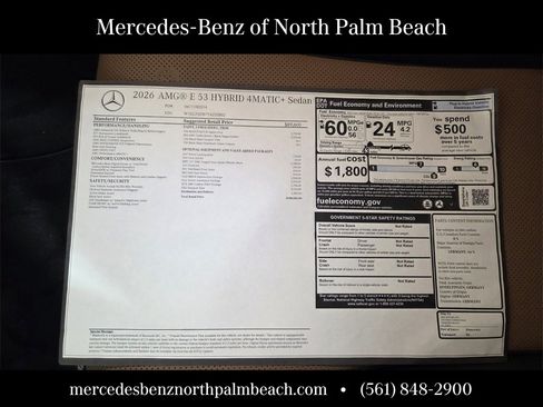 Certified 2026 Mercedes-Benz E 53 AMG e 4MATIC Sedan image 34