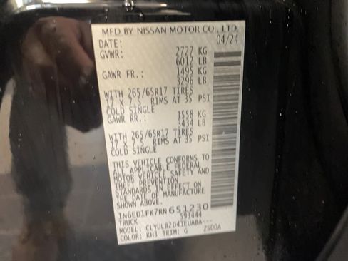 Used 2024 Nissan Frontier SV w/ Technology Package image 26