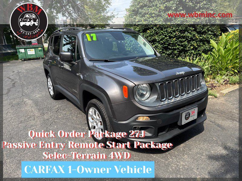 Used 2017 Jeep Renegade Latitude AWD/4WD image 1