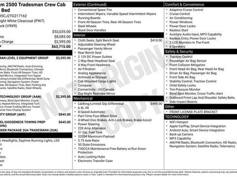 New 2026 RAM 2500 Tradesman image 23