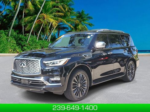 Used 2023 INFINITI QX80 Sensory w/ Cargo Package RWD image 1
