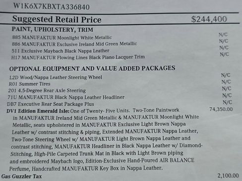 New 2026 Mercedes-Benz Maybach S 680 Maybach S 680 image 66