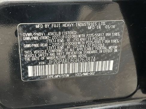 Used 2016 Subaru Crosstrek 2.0i Limited image 19