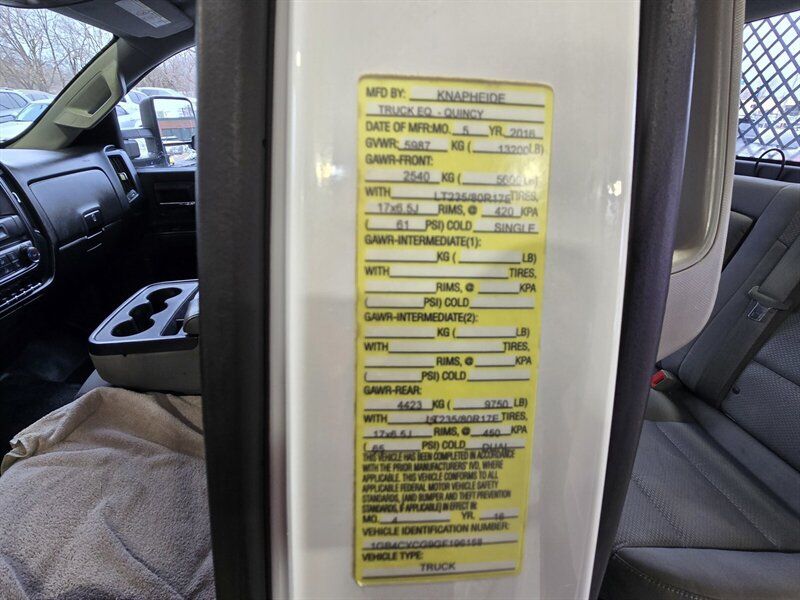 Used 2016 Chevrolet Silverado 3500 W/T w/ WT Convenience Package RWD image 29