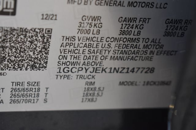 Certified 2022 Chevrolet Silverado 1500 LT AWD/4WD image 36