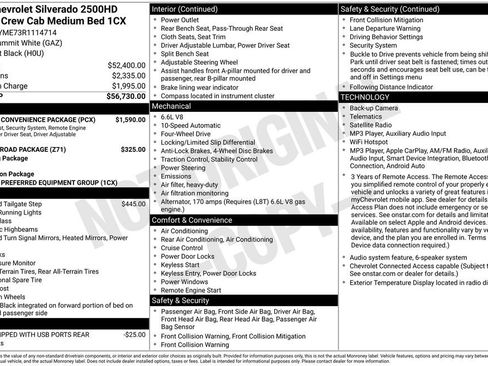 Used 2024 Chevrolet Silverado 2500 Custom w/ Custom Convenience Package AWD/4WD image 2