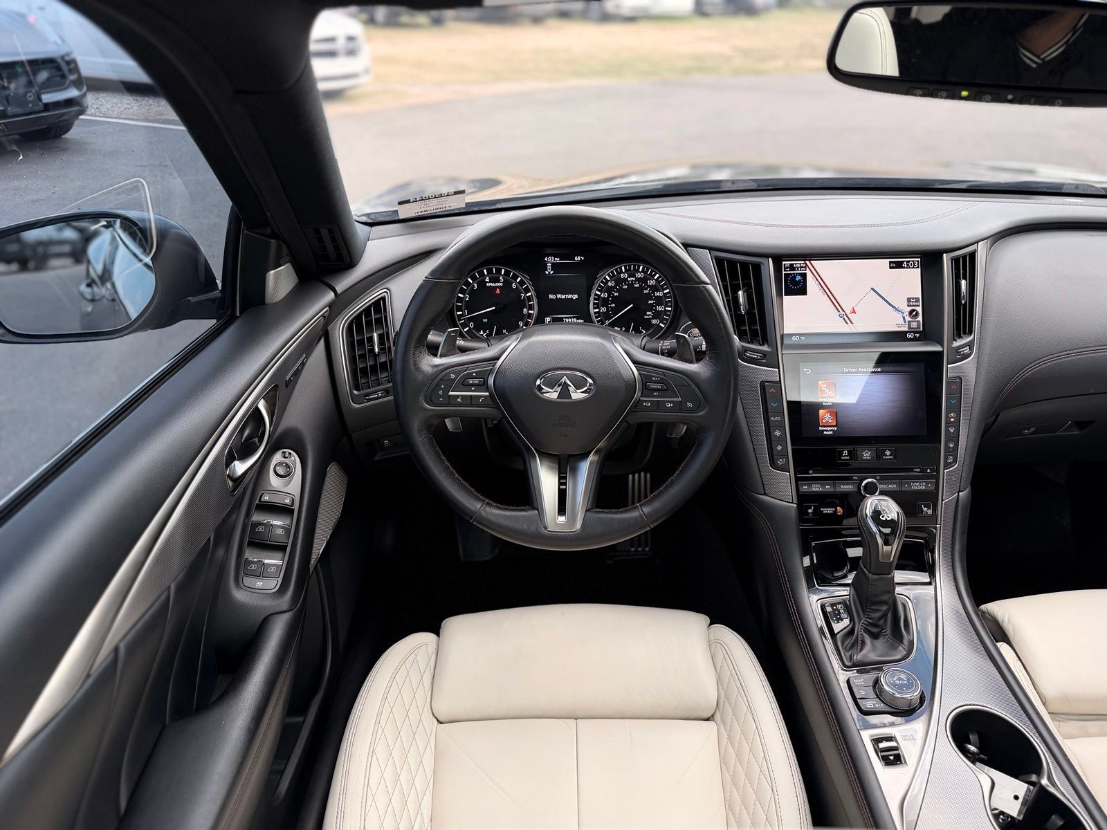 Used 2020 INFINITI Q50 Red Sport 400 w/ Cargo Package RWD image 46