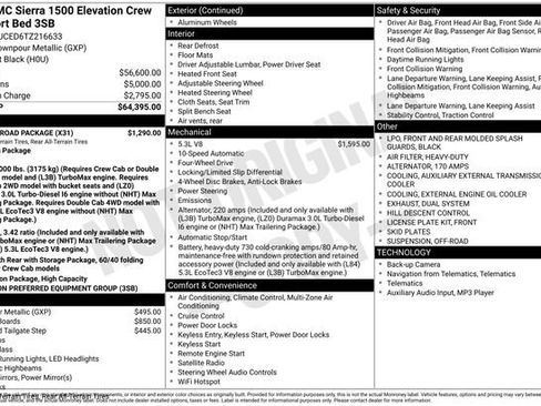 New 2026 GMC Sierra 1500 Elevation w/ X31 Off-Road Package image 3