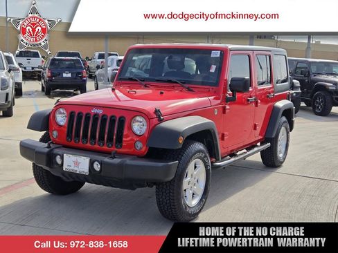 Used 2016 Jeep Wrangler Unlimited Sport w/ Quick Order Package 24S AWD/4WD image 1