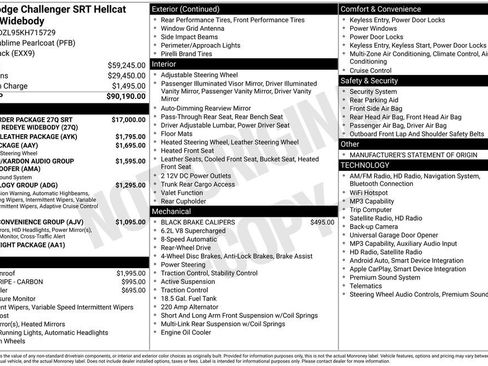 Used 2019 Dodge Challenger SRT Hellcat Redeye RWD image 28