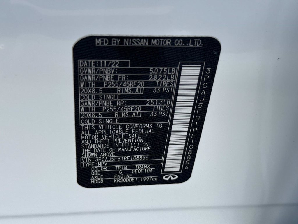 Used 2023 INFINITI QX50 Sport AWD/4WD image 30