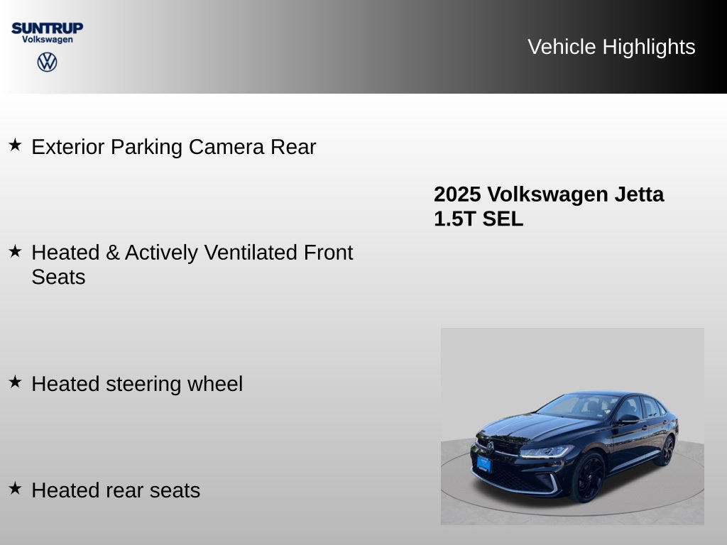 Used 2025 Volkswagen Jetta SEL FWD image 16