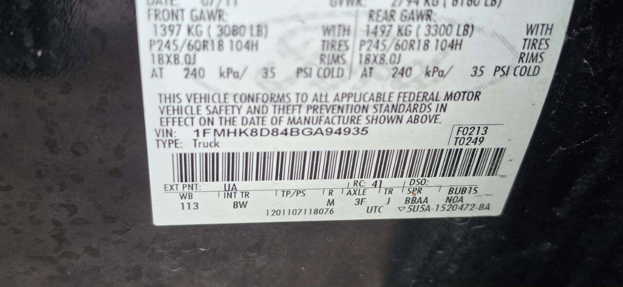 Used 2011 Ford Explorer XLT w/ 201A Rapid Spec Order Code AWD/4WD image 11