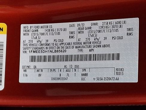 Used 2022 Ford Bronco Badlands w/ Sasquatch Package image 32