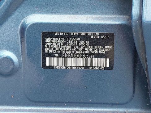 Used 2016 Subaru Impreza 2.0i Sport Limited image 12