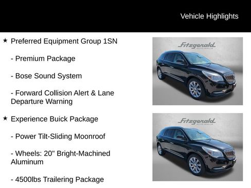 Used 2017 Buick Enclave Premium w/ Experience Buick Package AWD/4WD image 3