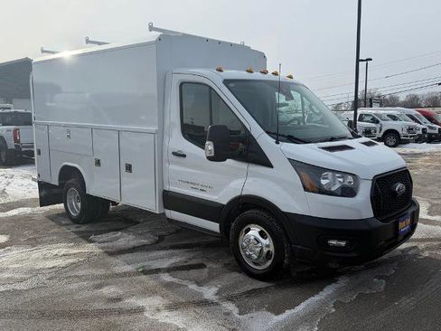 Certified 2025 Ford Transit 350 Low Roof DRW AWD w/ Upfitter Package image 1