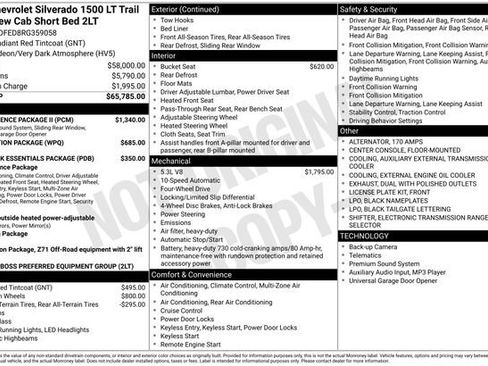 Used 2024 Chevrolet Silverado 1500 LT Trail Boss w/ Convenience Package II image 10