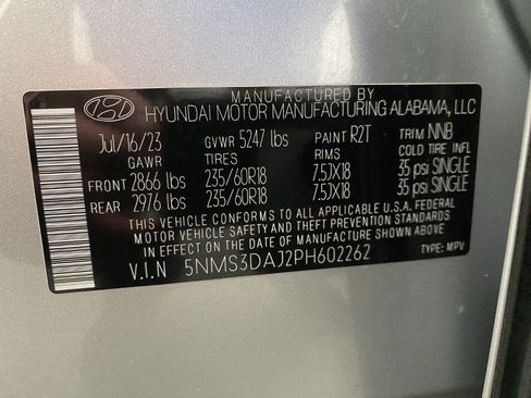 Certified 2023 Hyundai Santa Fe SEL w/ Premium Package AWD/4WD image 33