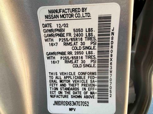 Used 2003 Nissan Pathfinder SE w/ SE Popular Pkg image 34