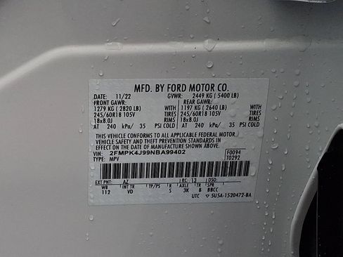 Certified 2022 Ford Edge SEL w/ Convenience Package image 28