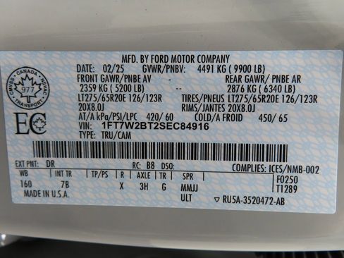 Used 2025 Ford F250 Platinum w/ FX4 Off-Road Package image 80