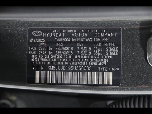 Certified 2025 Hyundai Tucson SEL AWD/4WD image 24
