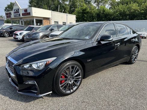 Used 2019 INFINITI Q50 Red Sport 400 w/ Sensory Package image 1