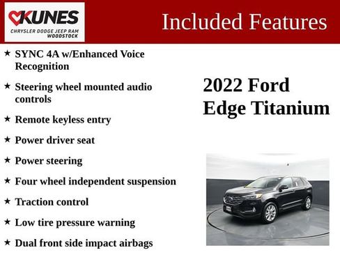 Used 2022 Ford Edge Titanium w/ Equipment Group 301A image 3