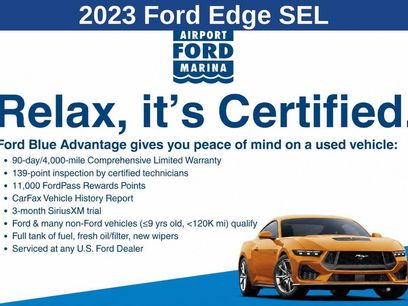 Certified 2023 Ford Edge SEL w/ Sport Appearance Package