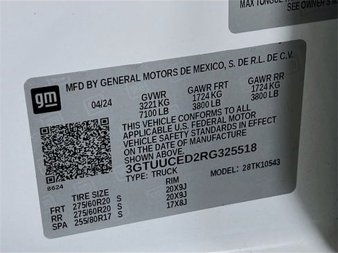 Used 2024 GMC Sierra 1500 Elevation w/ X31 Off-Road Package image 29