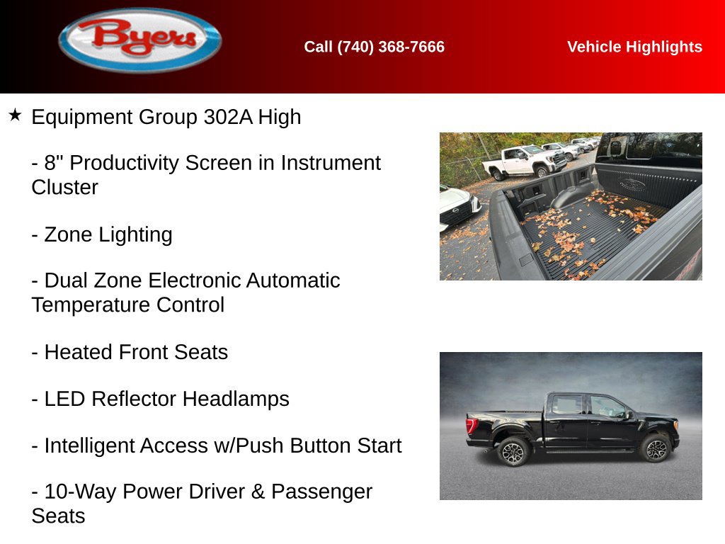 Used 2023 Ford F150 XLT w/ Equipment Group 302A High AWD/4WD image 13