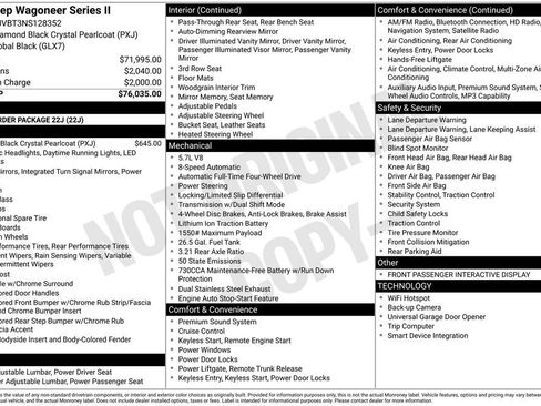 Used 2022 Jeep Wagoneer Series II image 17