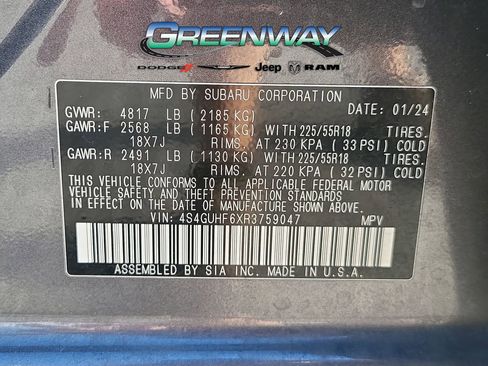 Used 2024 Subaru Crosstrek 2.5i Sport w/ Popular Package #4A image 32