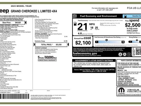 Used 2023 Jeep Grand Cherokee L Limited image 4