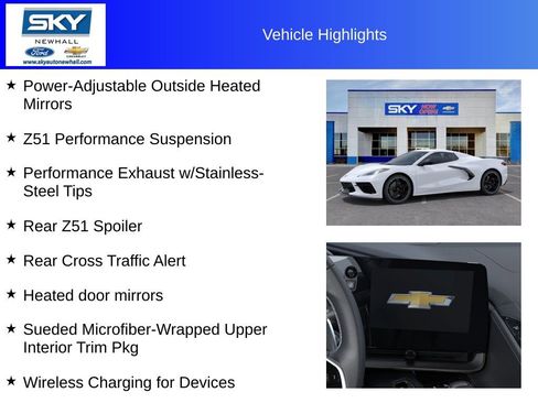 New 2024 Chevrolet Corvette Stingray Premium Conv w/ Z51 Performance Package image 32