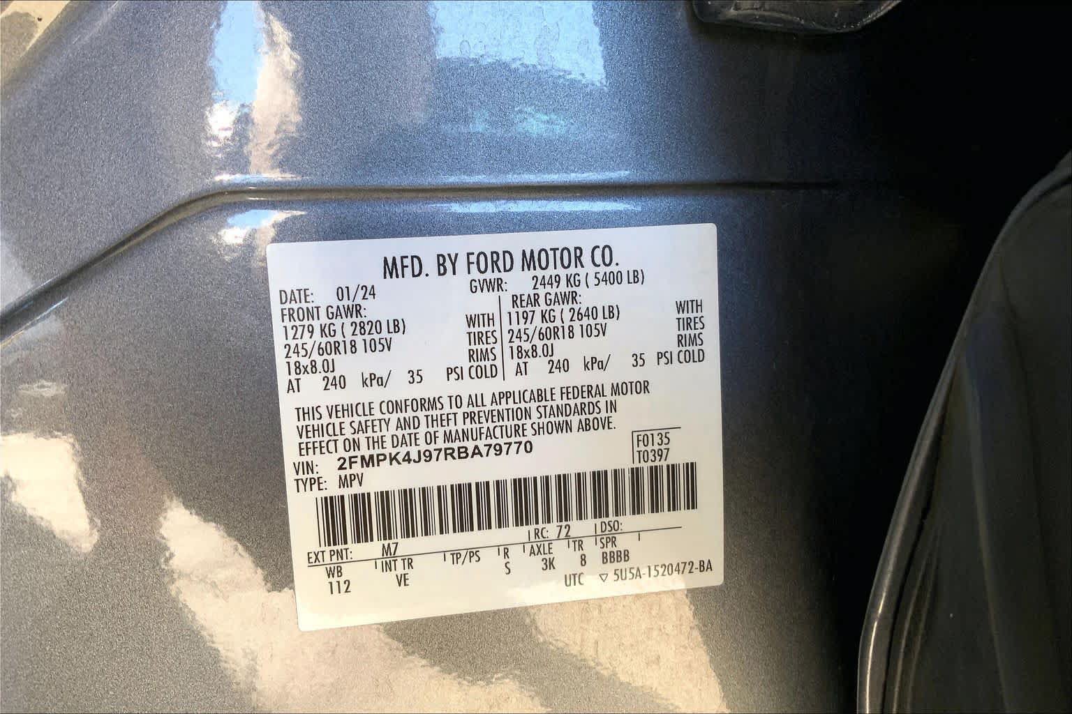 Used 2024 Ford Edge SEL AWD/4WD image 30