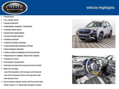 Used 2026 Subaru Forester Wilderness w/ Wilderness Package AWD/4WD image 3