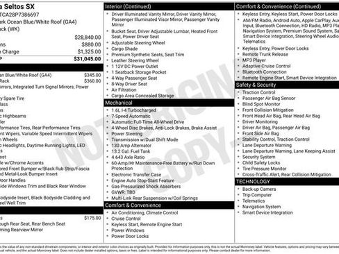 Used 2023 Kia Seltos SX image 7