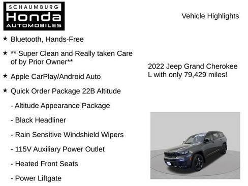 Used 2022 Jeep Grand Cherokee L Laredo AWD/4WD image 8