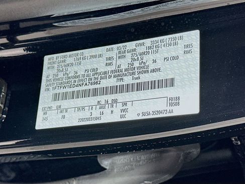 Certified 2022 Ford F150 XLT w/ Equipment Group 302A High image 31